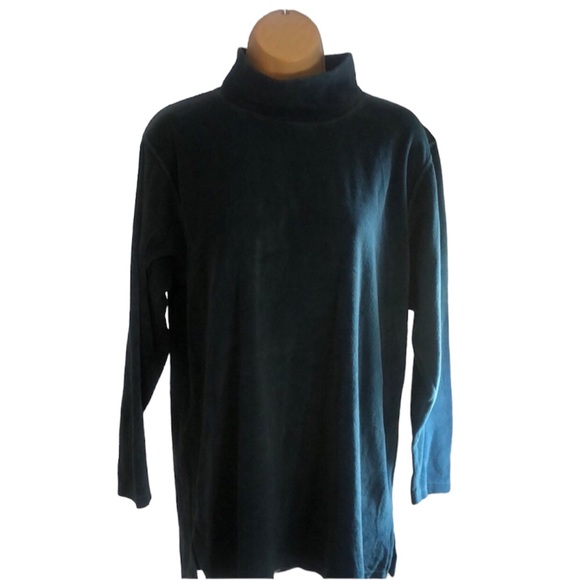 L.L. Bean Tops - L.L.Bean Freeport ,Maine turtle neck velvet shirt